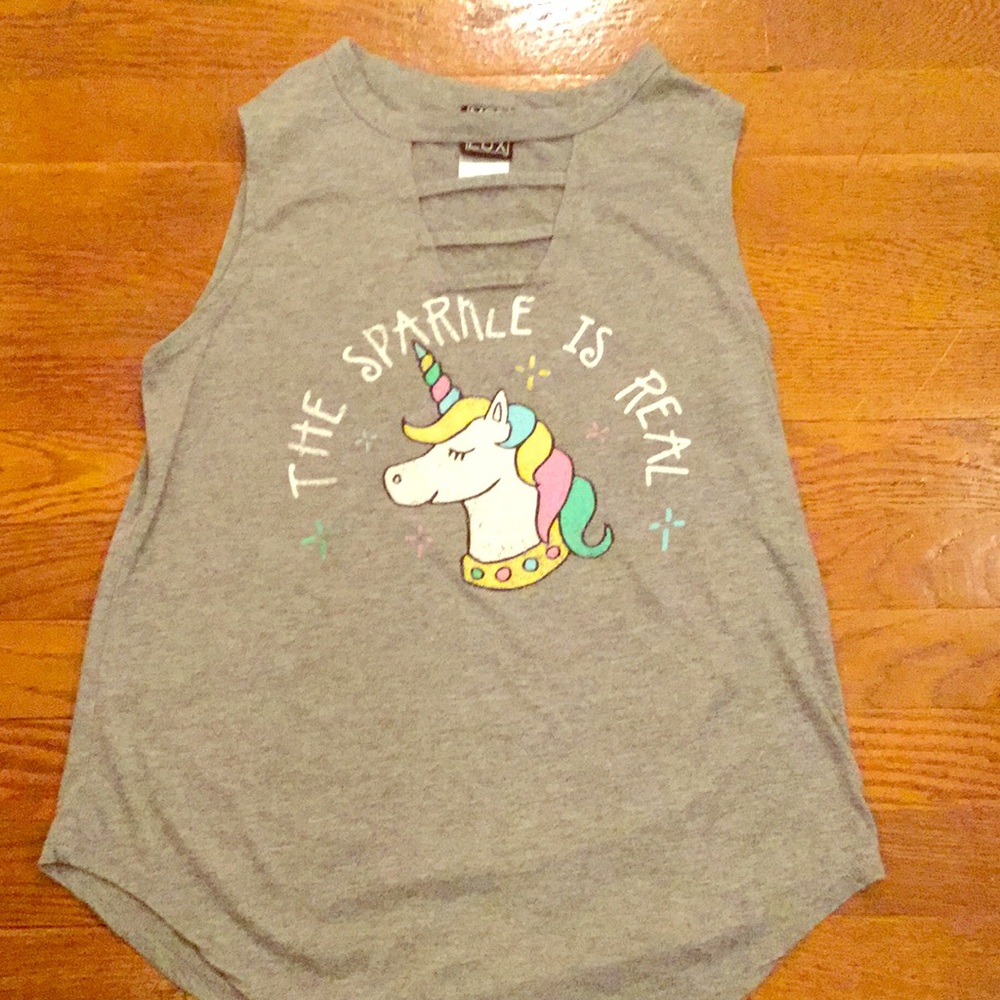 Unicorn tank top ($10)